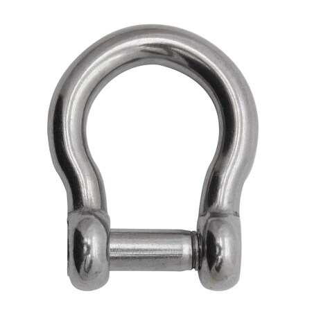 Extreme Max 3006.8411 BoatTector Stainless Steel Bow Shackle With No-Snag Pin - 3/8